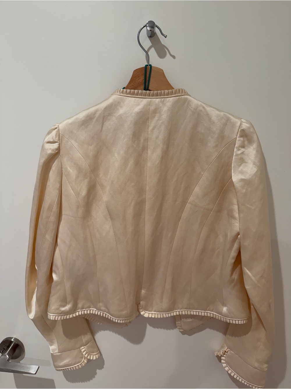 ZARA x Kate Moss Linen Corset Jacket — White - Picture 5 of 8